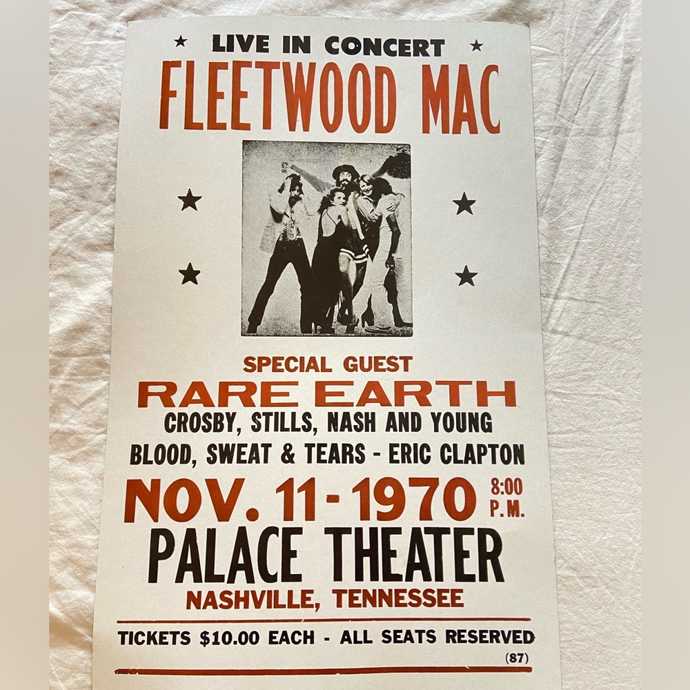 Vintage Concert Poster